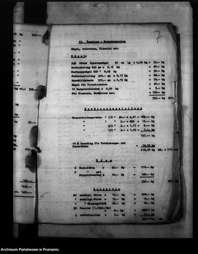 Obraz 11 z jednostki "Umbau und Einrichtung der Heimoberschulen in Gostingen, Łagiewniki, Schrimm, Schroda"