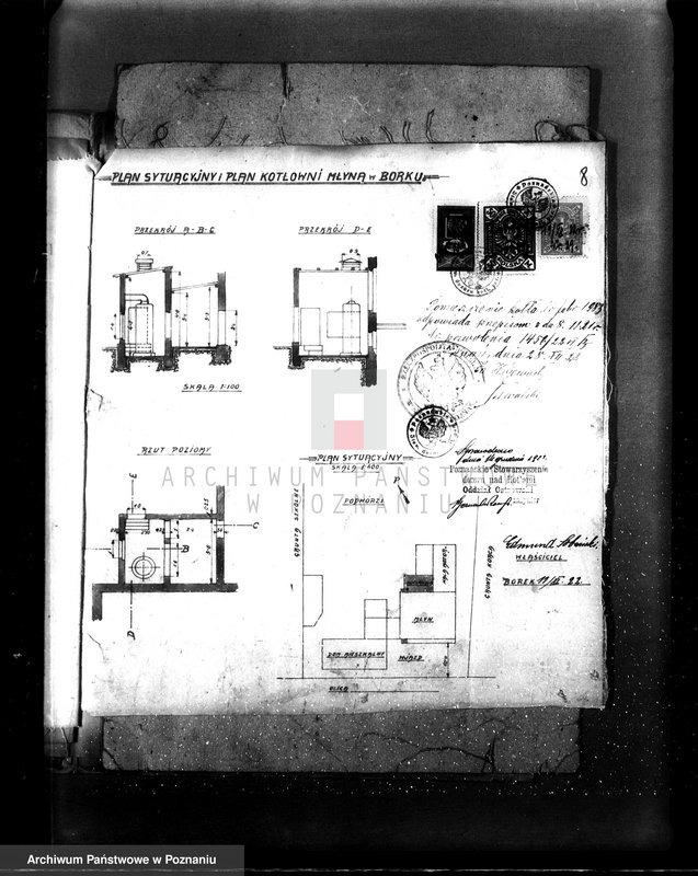Obraz 15 z jednostki "Młyn motorowy E. Sobańskiego w Borku pow. Gostyński nr woj. 80"