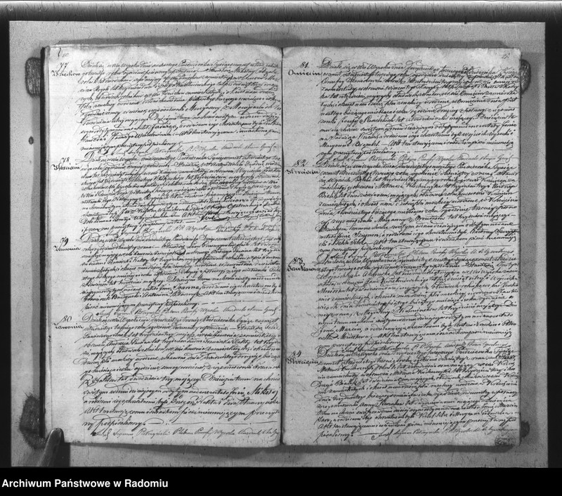 image.from.unit.number "Książka Duplikat Akt Cywilno - Religijnych Parafij Wysoka w okręgu Szydłowieckim Powiecie Opoczyńskim Gubernij Sandomierskiey na rok 1843 sporządzony"