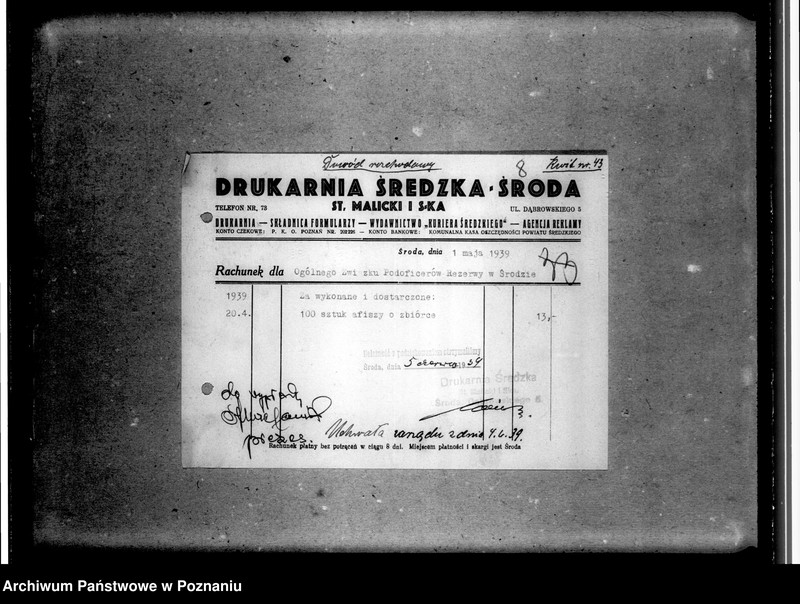 Obraz 12 z jednostki "Sprawy budżetowo - rachunkowe oddziału w Środzie"