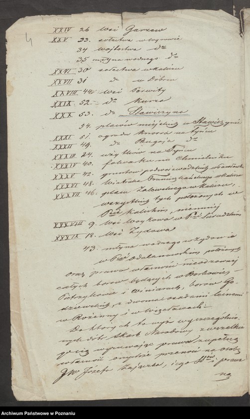 image.from.unit.number "Akta dotyczące testamentu gen. Józefa Zajączka [Kopie i odpisy akt hipotecznych i spadkowych Sekretariatu Stanu Księstwa Warszawskiego i Królestwa Polskiego, Komisji Przychodów i Skarbu oraz Trybunału Cywilnego w Warszawie, z lat 1811-1839, kopia testamentu gen. Zajączka, odpis akt hipotecznych starostwa stawiszyńskiego, korespondencja w sprawie ogłoszenia o sprzedaży dóbr Stawiszyn]"