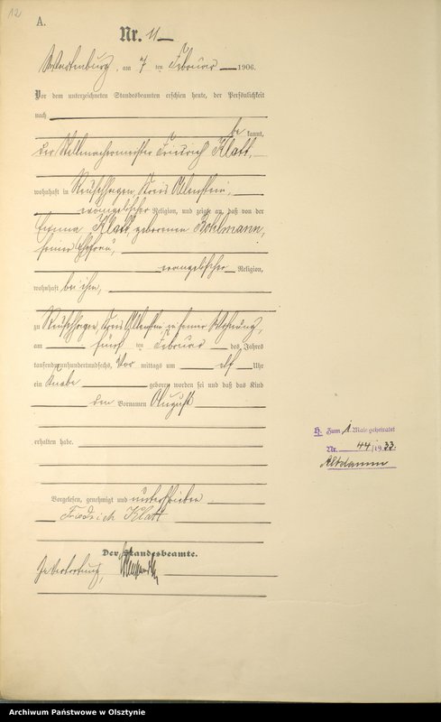 image.from.unit.number "Geburts-Haupt-Register Nr 1 - 149"