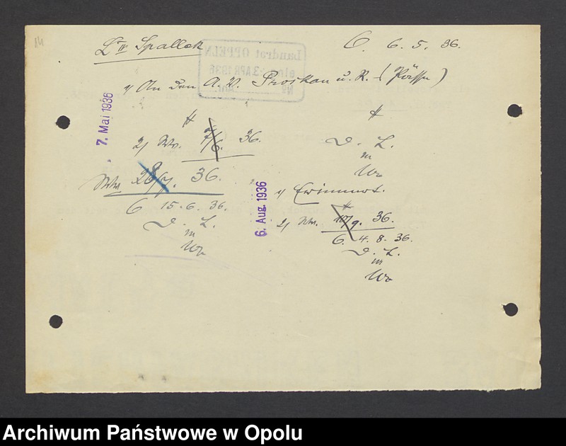 Obraz 16 z jednostki "[Zezwolenie na pobyt - Alfons Sage, ur. 13. 05. 1913 Breslau]"