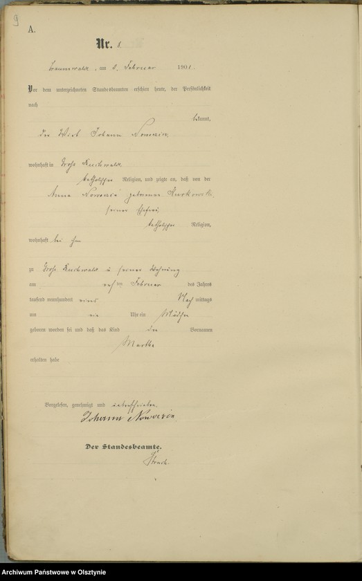 image.from.unit.number "Geburts-Haupt-Register Nr 1 - 72"