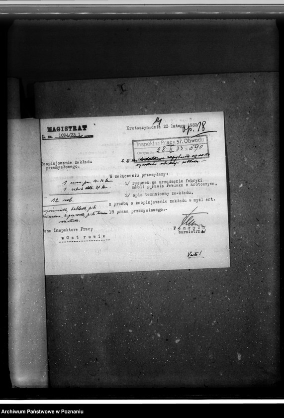 image.from.unit.number "Zatwierdzenie fabryki mebli P. Pawlaka w Krotoszynie"