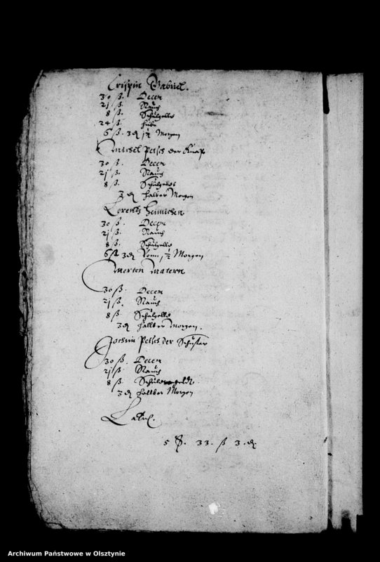 image.from.unit.number "Kirchen-Rechnung der Stadt Deutsch Eylau"