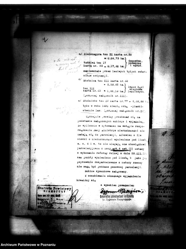 Obraz 11 z jednostki "Majątek Obrzycko powiatu szamotulskiego przymusowy wykup"