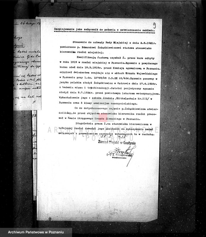 Obraz 13 z jednostki "Fabryka wyrobów drzewnych A. Koszewskiego i Spółka w Gostyniu nr woj. kotła 172"