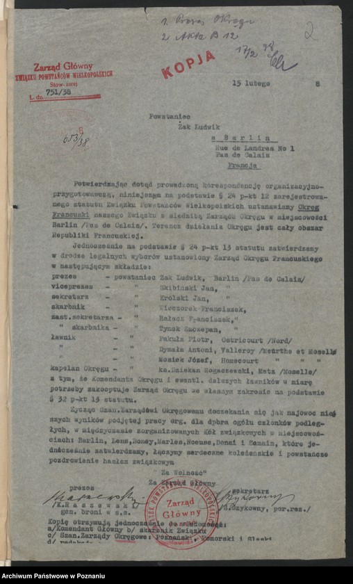 image.from.unit.number "Korespondencja."