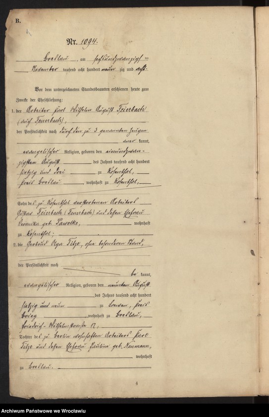 image.from.unit.number "Heiraths-Haupt-Register Breslau I 1898 Band 7"