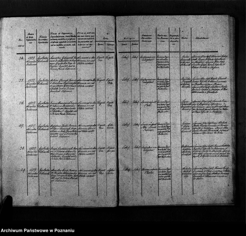 Obraz 9 z jednostki "Duplicatum copulatorum, baptisatorum, mortuorum"