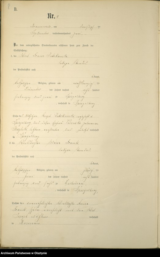 image.from.unit.number "Heiraths-Haupt-Register Nr 1 - 11"