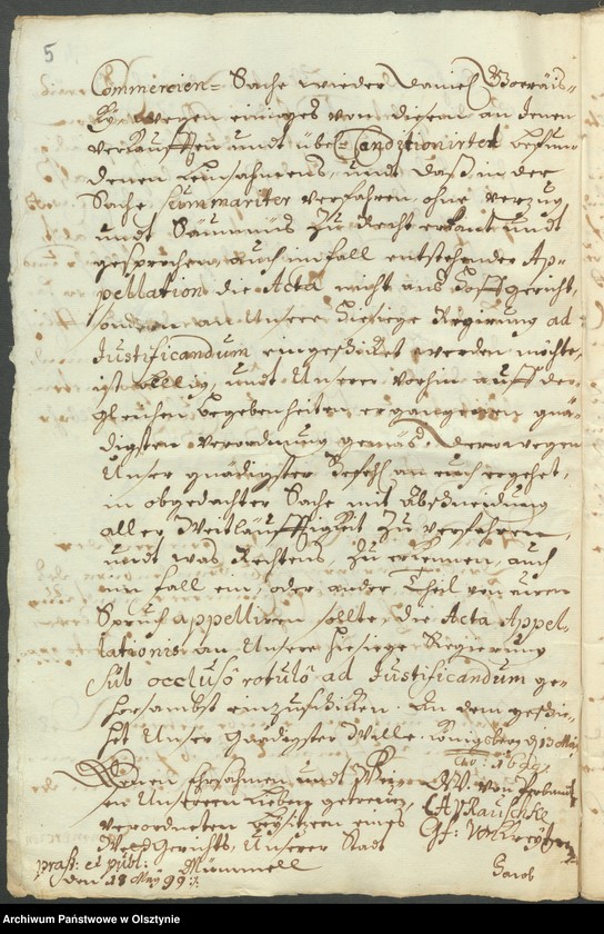 image.from.unit.number "In S. [Sachen] Jacob Popp pt. Daniel Goraiski [ Goreisken] wegen einer Leinsam-Handels"