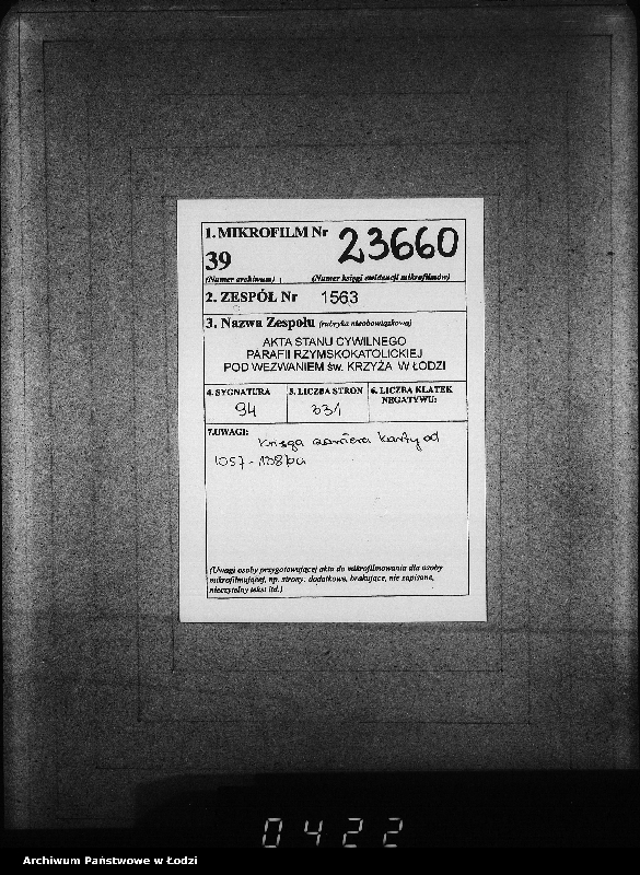 Obraz 2 z jednostki "Akta urodzeń"