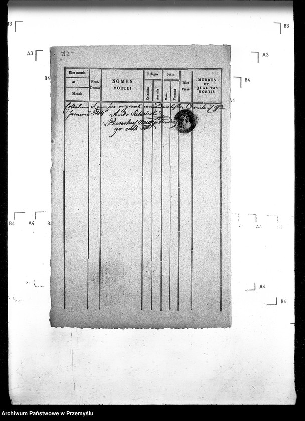 Obraz 16 z jednostki "[Kopie ksiąg metrykalnych parafii Ożomla z filiami Laszki, Nowosiółki (dekanat Sądowa Wisznia)]"