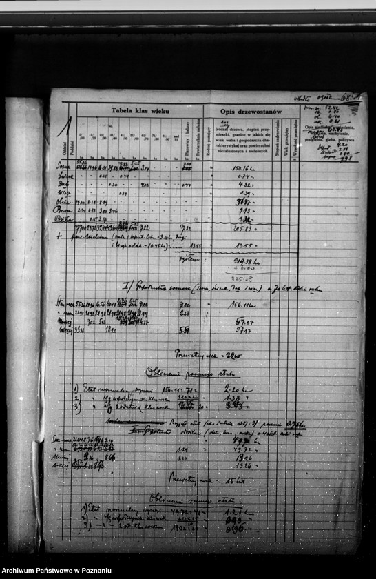Obraz 5 z jednostki "Program urządzenia gospodarstwa leśnego dla lasu majętności Kobylepole powiat poznański 1929-1939"