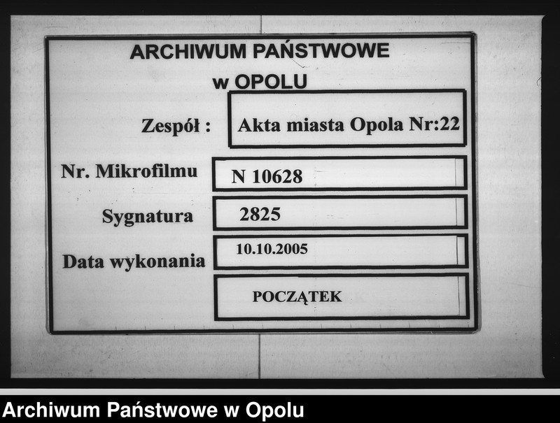Obraz 1 z jednostki "Acta des Magistrats zu Oppeln betreffend: die Vermiethung zweier Wohnungs - Locale in dem zur Kranken Anstalt acquirirten ehemaligen Jesuiten-Collegien-Gebäude hieselbst Vol. I de Anno 1837"