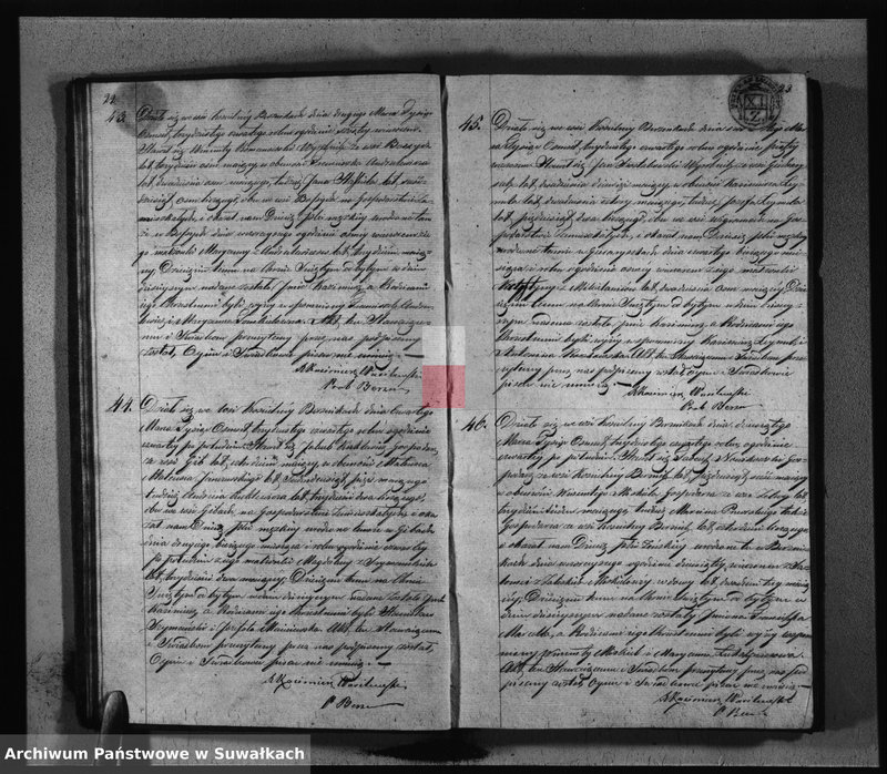 image.from.unit.number "Duplikat Aktów Urodzonych, Zaślubionych i Zmarłych Parafij Berznickiey z Roku 1834"