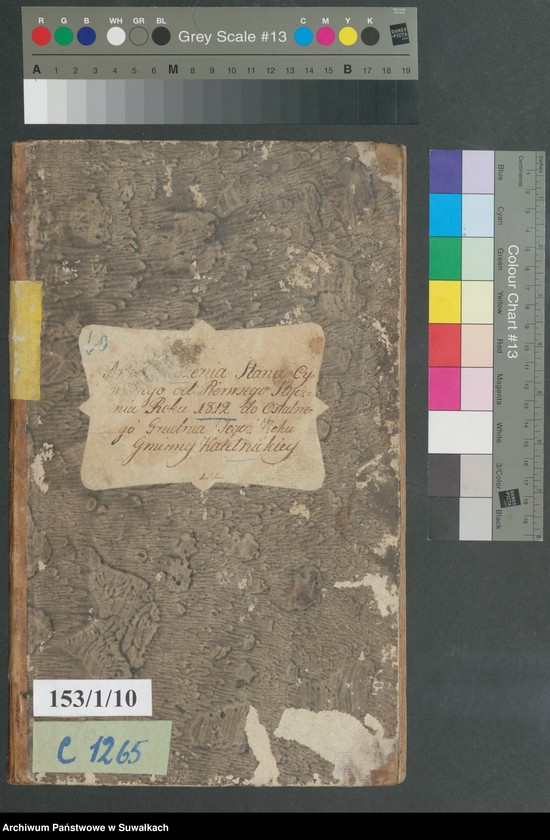 image.from.unit.number "Akta Urodzenia Stanu Cywilnego od Pierwszego Stycznia Roku 1812, do Ostatniego Grudnia tegoż Roku Gminy Kaletnickiey"