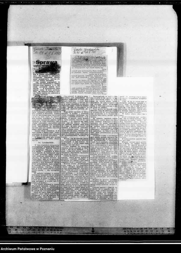 Obraz 15 z jednostki "Sprawy zatrudnienia robotników [wycinki prasowe]"