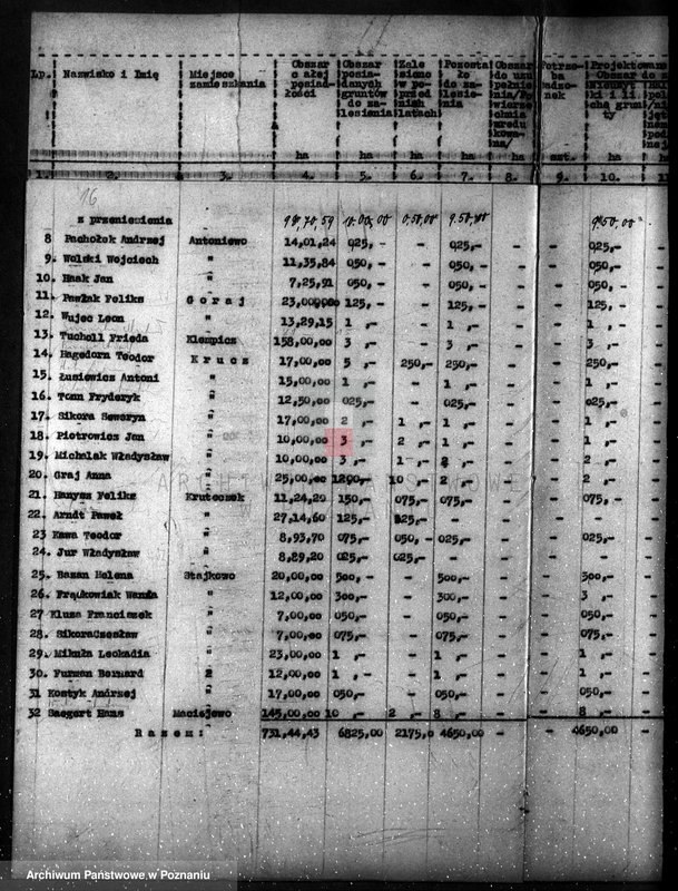 Obraz 20 z jednostki "Plan zalesiania majątków w powiecie czarnkowskim"