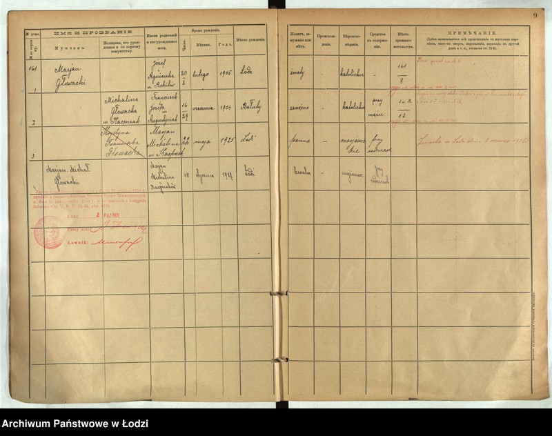 Obraz 10 z jednostki "[Księga ludności stałej m. Łodzi guberni piotrkowskiej nr domu 161-174]"