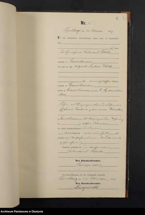 image.from.unit.number "Sterbe-Neben-Register Nr 1 - 26"