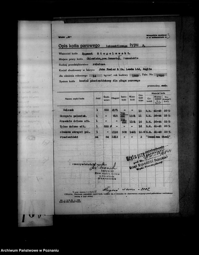 Obraz 8 z jednostki "Z. Niegolewski Chlewiska powiat szamotulski gospodarstwo rolne nr woj. kotła 6844"