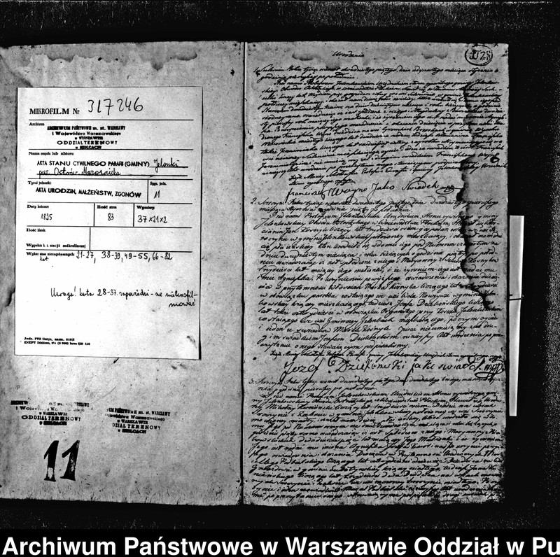 image.from.unit.number "Akta urodzeń, małżeństw i zgonów"