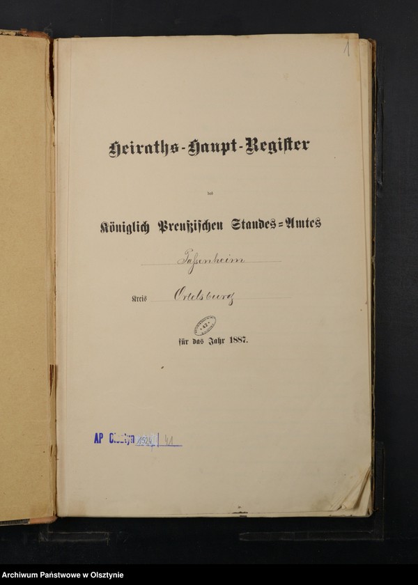 image.from.unit.number "Heiraths-Haupt-Register Nr 1 - 47"