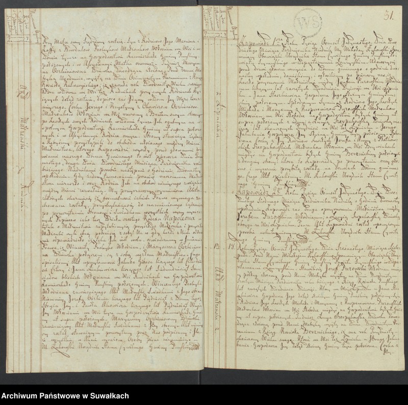 image.from.unit.number "Akta małżeństwa gminy puńskiey od 1-go maja 1811roku do dnia ostatniego grudnia."