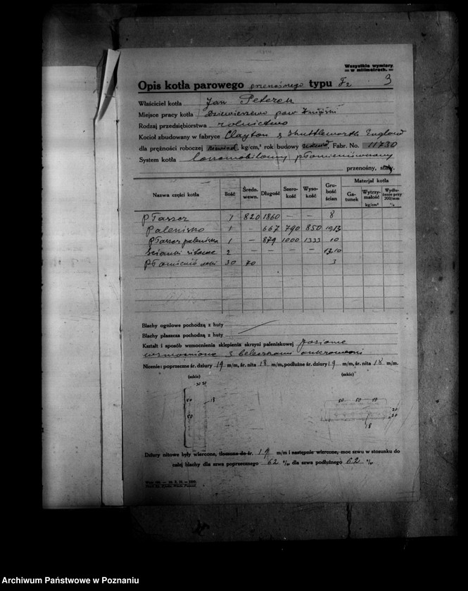 Obraz 7 z jednostki "Majętność Zaorle J. Górski powiat rawicki nr woj. kotła 5802"