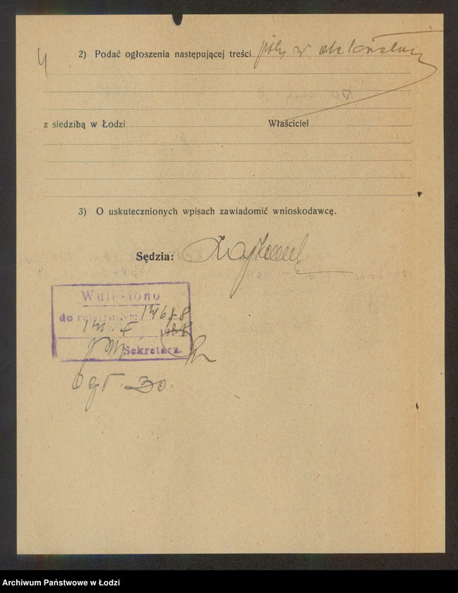 Obraz 6 z jednostki "Abram Ieck Tauba – drobna sprzedaż kołder"