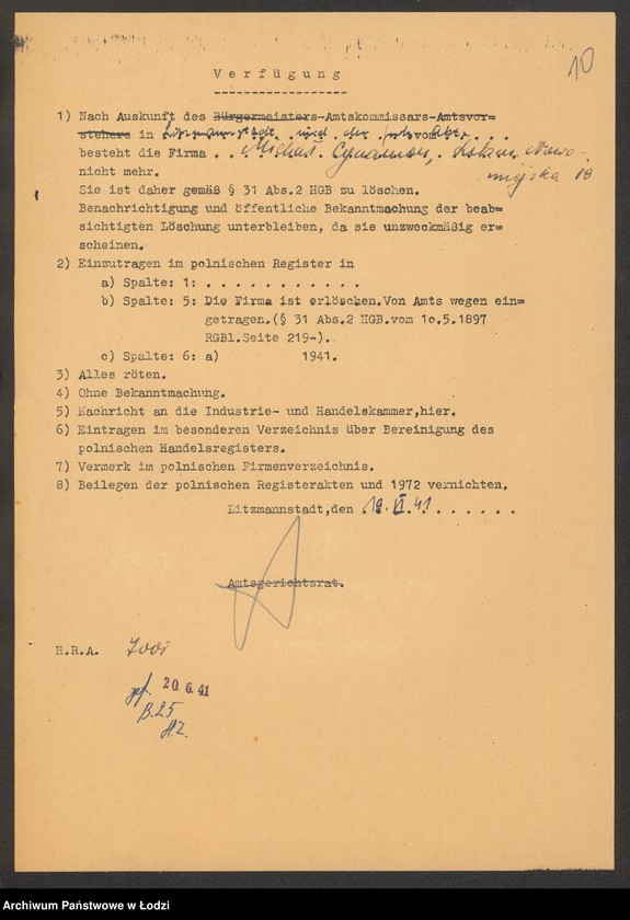 Obraz 12 z jednostki "Michał Cynamon – drobna sprzedaż chustek"