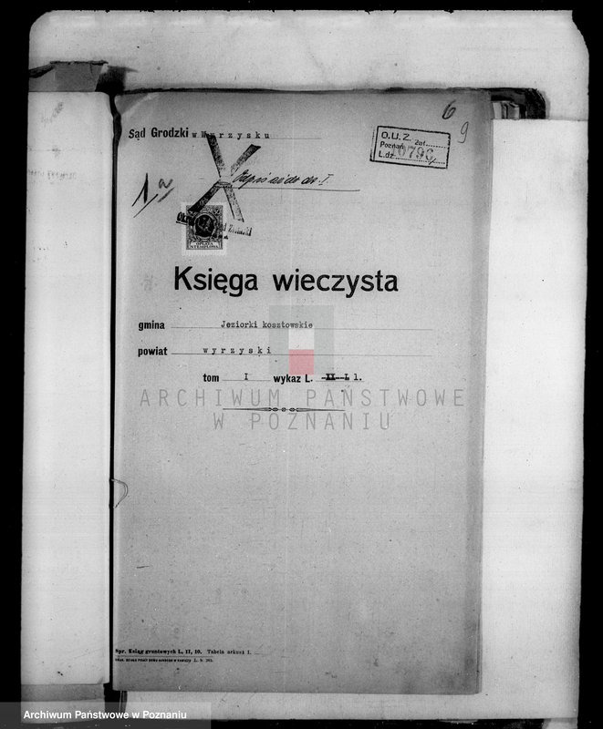 Obraz 19 z jednostki "Majątek Jeziorki Kosztowskie powiatu wyrzyskiego wyłączenie z art. 4/5 ustawy o wykonaniu reformy rolnej Ernst Buttner"