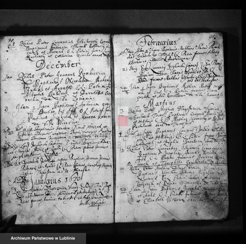 Obraz 18 z jednostki "Liber baptisatorum"