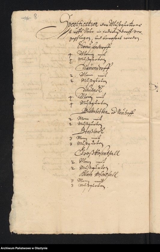 image.from.unit.number "Berichte in Kriegs-Sachen 1635 Februar. Wibranzen Sachen"