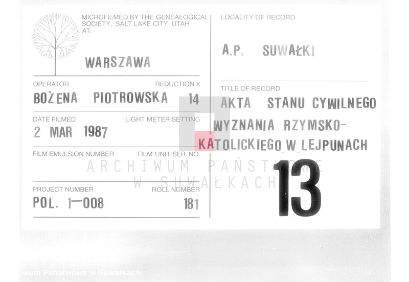 image.from.unit.number "Aneksa Gminy Lejpuńskiej 1810. 1811 r."