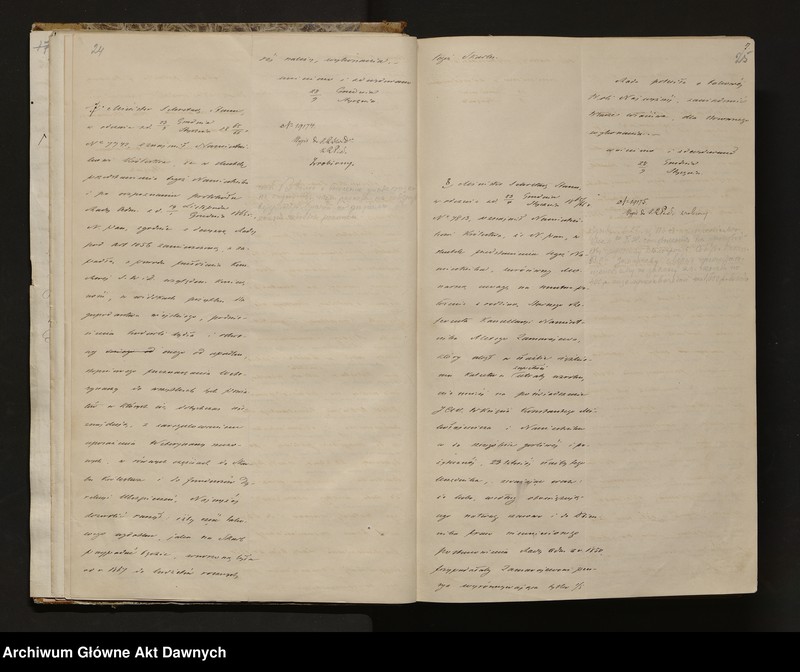 image.from.unit.number "[Protokoły posiedzeń Rady Administracyjnej Królestwa Polskiego, nr 1 - 19]."