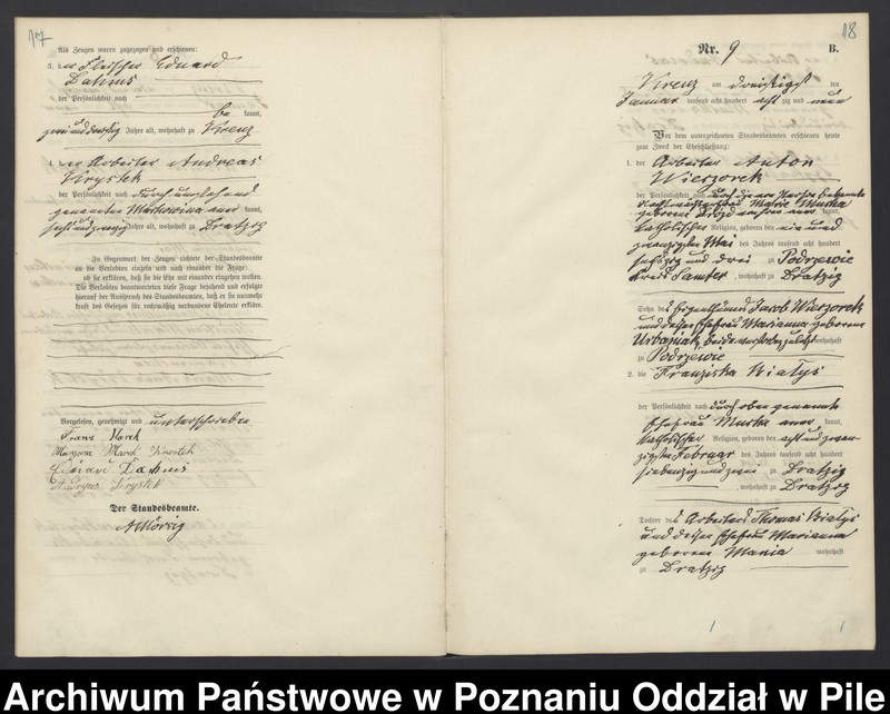 Obraz 12 z jednostki "Księga małżeństw"