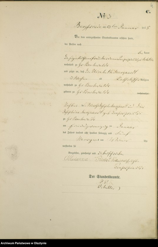image.from.unit.number "Haupt-Sterbe-Register Nr 1 - 41"