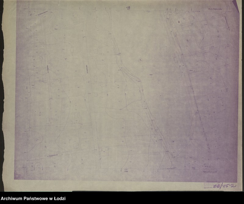 Obraz 2 z jednostki "Plan miasta Rudy Pabianickiej Sekcja 48"