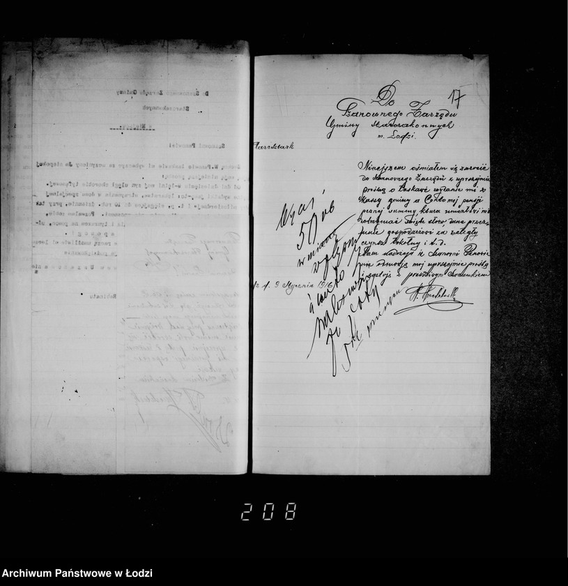 Obraz 20 z jednostki "Akta dotyczące nieetatowego duchownego H. Hercsztarka"