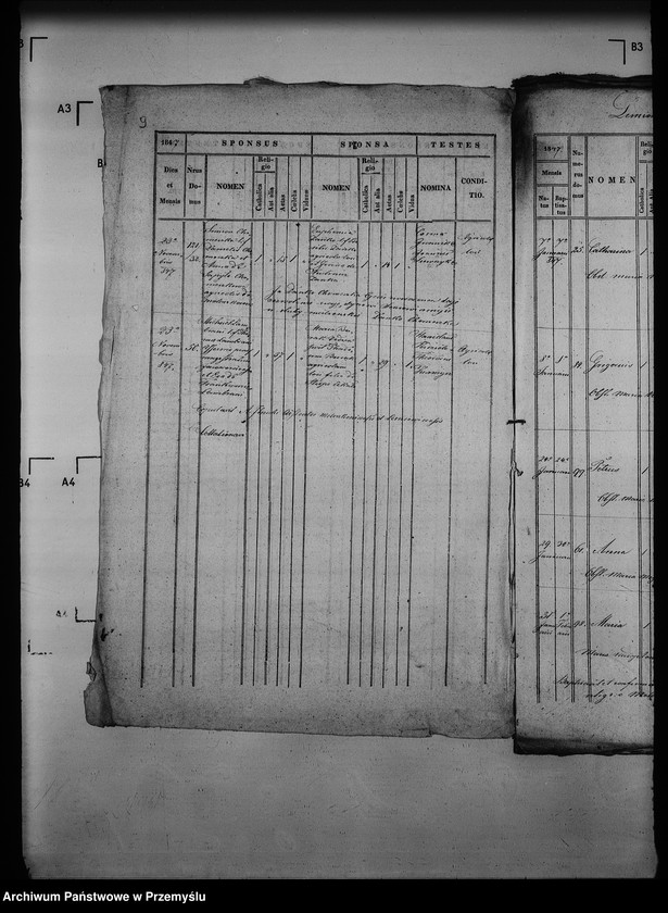 Obraz 14 z jednostki "[Kopie ksiąg metrykalnych parafii Mołoszkowice z filią Leśniowice (dekanat Jaworów)]"