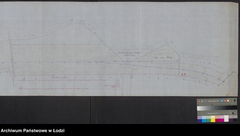Obraz 2 z jednostki "Plan časti lesa goroda Lodzi otčuždaemago dlja sooruženija Varšavsko-Kališskoj železnoj dorogi"