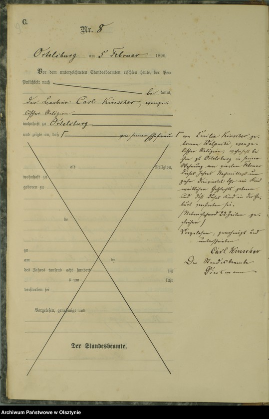 image.from.unit.number "Sterbe-Haupt-Register Nr 1 - 90"