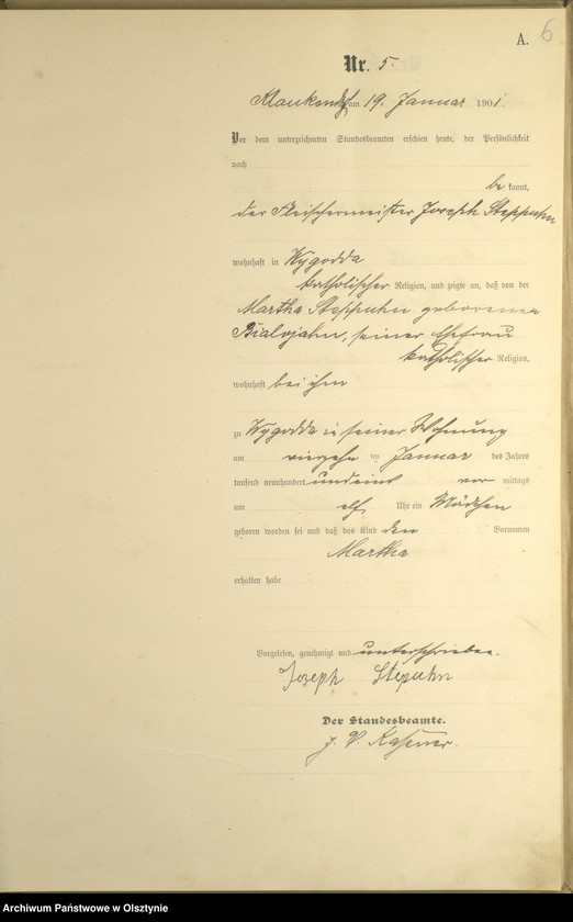 image.from.unit.number "Geburts-Haupt-Register Nr 1 - 104"