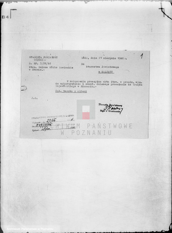 image.from.unit.number "Gminne Koło Łowieckie w Stawie powiat kaliski"