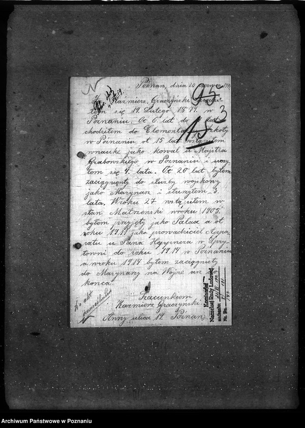 Obraz 7 z jednostki "Naczelna Rada Ludowa w Poznaniu wnioski rzemieślników"