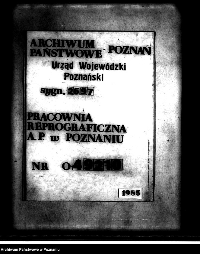 Obraz 19 z jednostki "Księga kontroli prac parcelacji prywatnej dla powiatu poznańskiego"